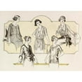 thumbnail image 2 of Anonymous 24x19 Black Ornate Framed Double Matted Museum Art Print Titled: The Spring Blouse, Like the New Frock, Makes Ease of Line its Objective (1920), 2 of 5