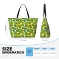 thumbnail image 4 of Easygdp Watercolor Kiwi Fruits Summer Bolsa de Viaje de Playa de Gran Capacidad, Bolsa Tote Perfecta para la Playa, Escapadas de Fin de Semana y Viajes, 4 of 7