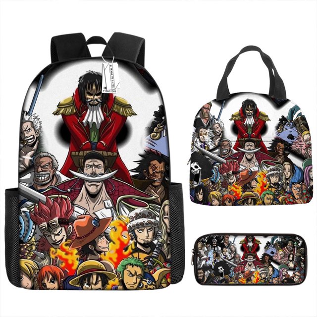 Nautical King Schoolbag, Luffy Backpack, Student Backpack-week