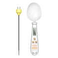 thumbnail image 1 of yuksok Food Measuring Scale Spoon Kitchen Thermometer Measuring Scales 0.1G 0 White, 1 of 9