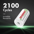 thumbnail image 4 of Tenergy Centura C Size Rechargeable Batteries, 1.2V 4000mAh Rechargeable Battery, 4 Pack, 4 of 7