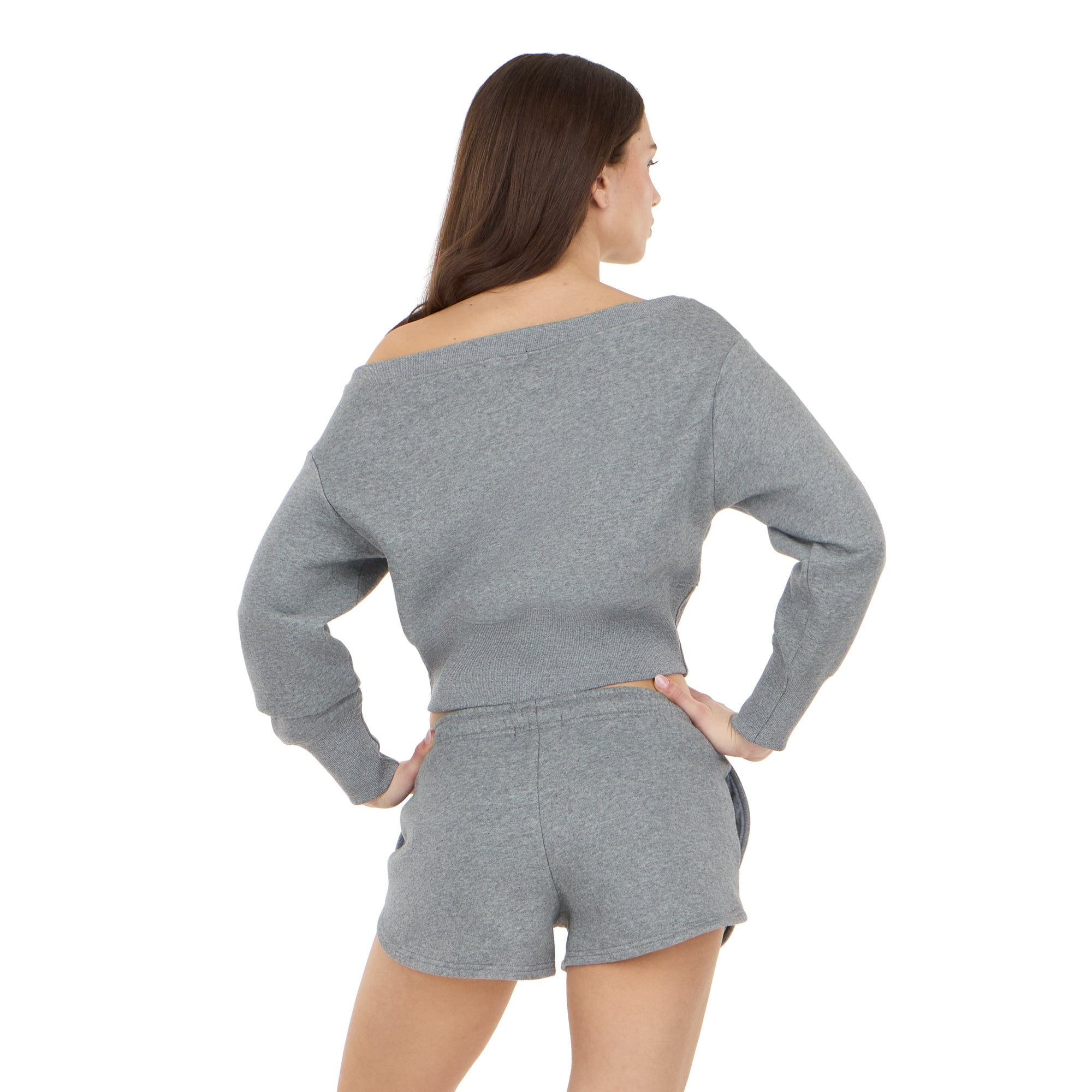 Forever 21 Women's Americana Off Shoulder Fleece Sweatshirt, Sizes XXS-XXL