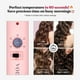thumbnail image 5 of Rizador de pelo de cerámica VODANA Professional GlamWave, rizos naturales duraderos, calor instantáneo, rizador de pelo, disponible en EE. UU. (3,5 cm, rosa), 5 of 5