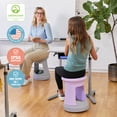 thumbnail image 6 of ECR4Kids Active Storage Wobble Stool, 18in Seat Height, Children's Furniture, Light Purple/Light Grey, 6 of 9