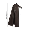 thumbnail image 7 of Hzzsbu Steampunk Half Shoulder Cloak with Silver Buckle for Unisex, 7 of 7