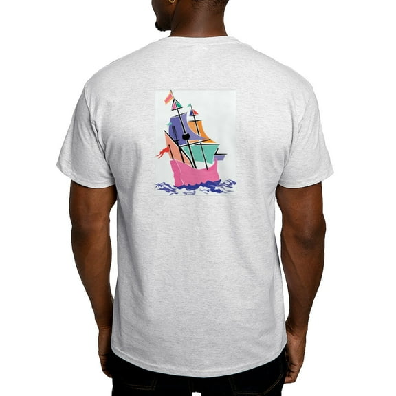 CafePress - Mayflower Colors Ash Grey T Shirt - Men's Classic Graphic T-Shirt