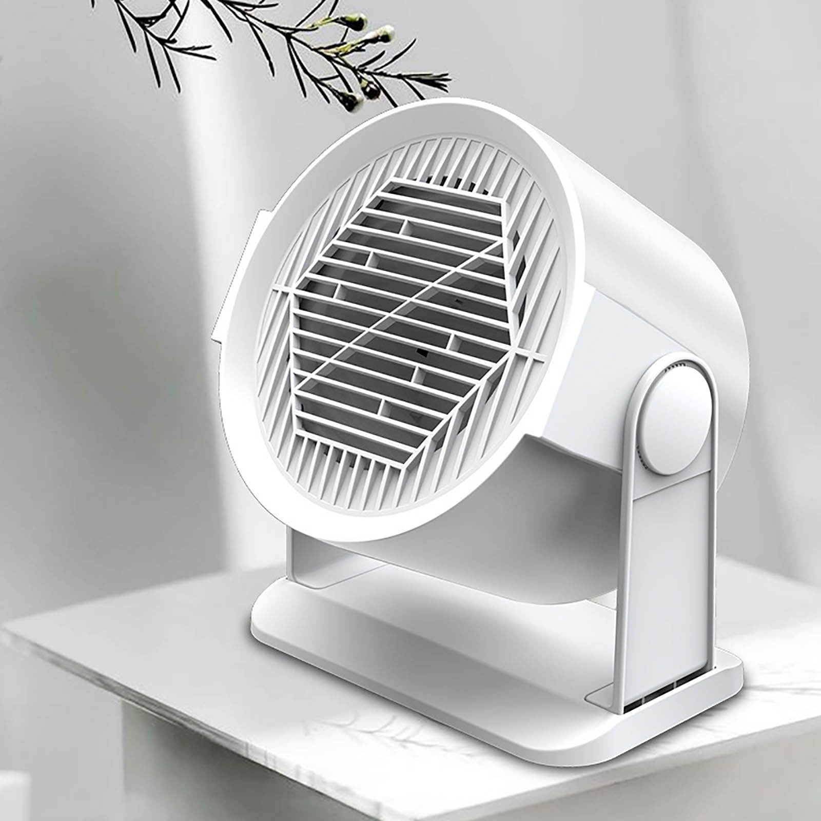 Household Fast Heating Desktop Heater Mini Electric Ceramic Heater for Home Office Adjustable Temperature Portable Space Heating Device
