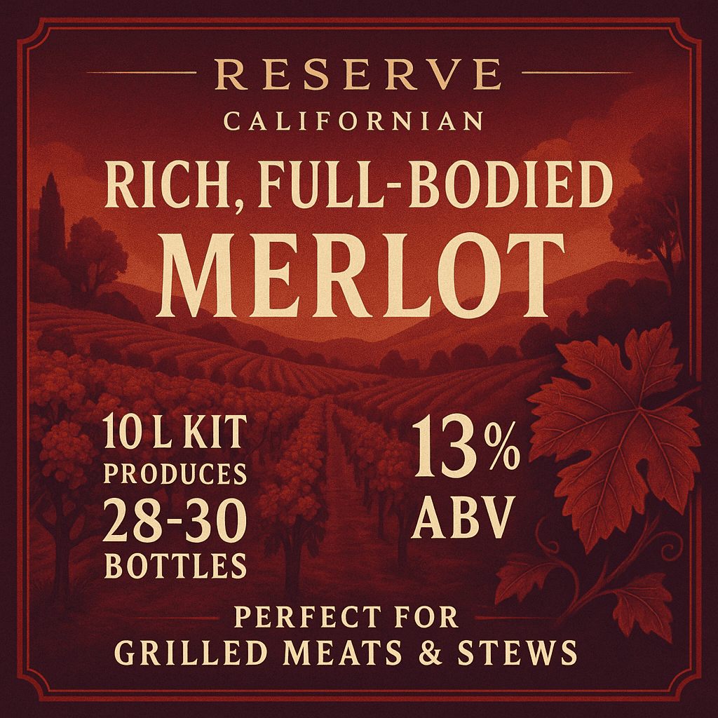Winexpert Reserve Californian Merlot Wine Kit