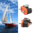 thumbnail image 4 of Taco para leva con rodamiento de bolas, cuerda de entrada rápida para barco marino, cala para leva, alambre, carenado, equipo de velero, 2 uds., 4 of 14