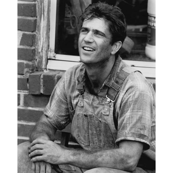 The River Mel Gibson Smiling Pose In Overalls 24x36 Classic Hollywood Poster