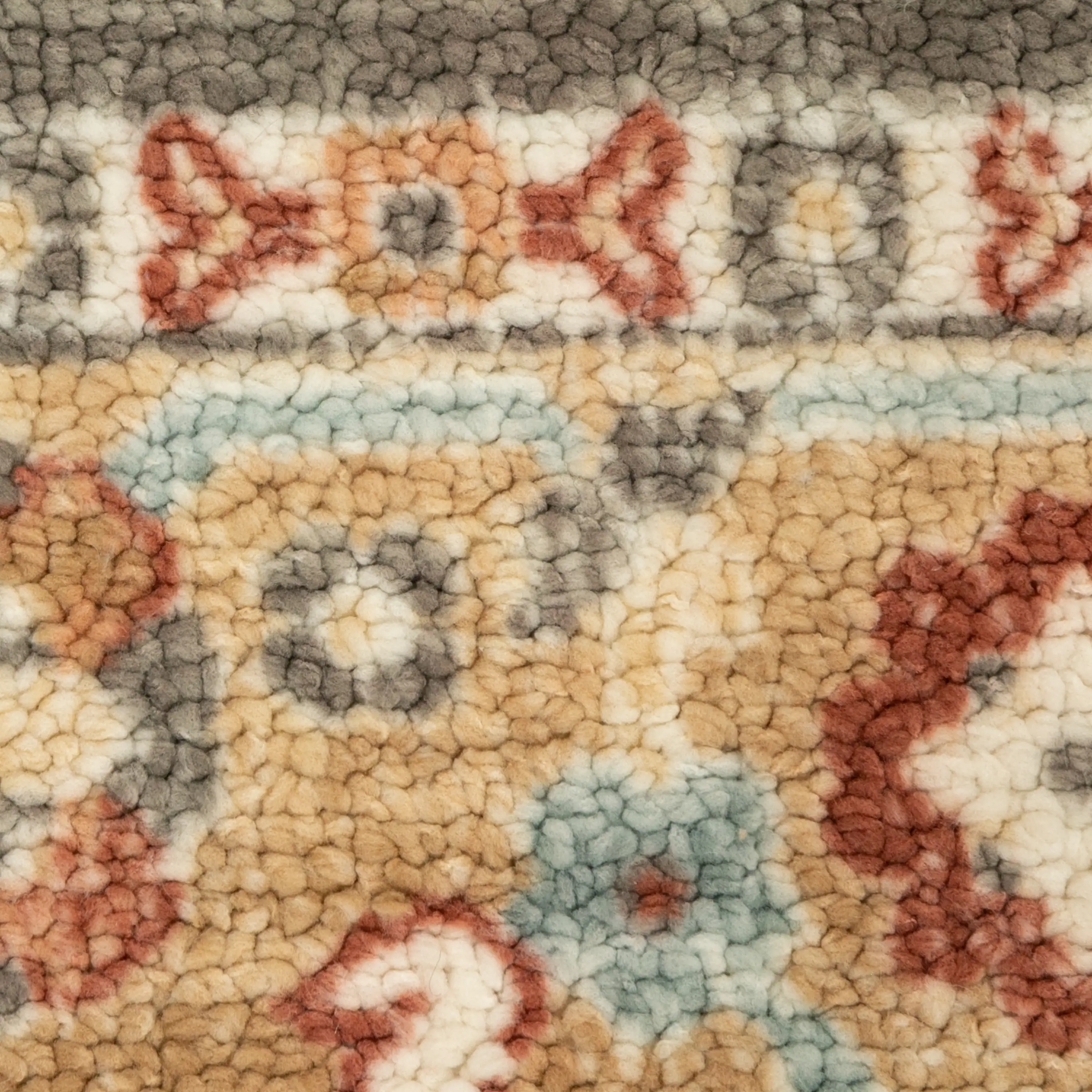 (2 pack) Mainstays Persian Border Medallion Loop Print Rust Brown Indoor Accent Rug, 1'8"x2'10"