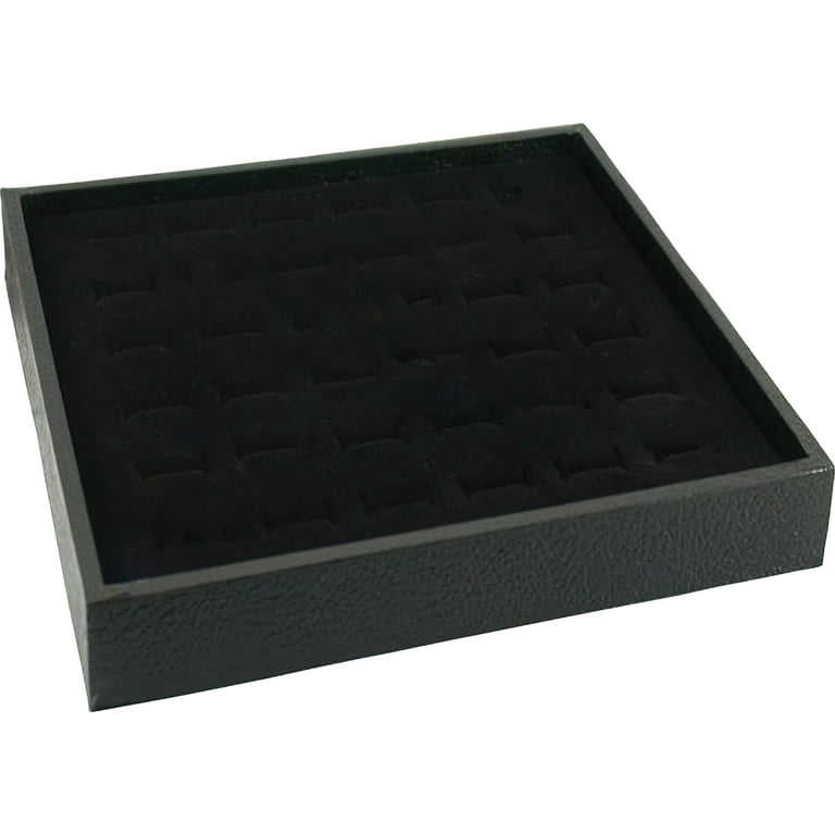 Foam Ring Pad Half Size Black Tray Inserts Jewelry Display
