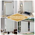 thumbnail image 5 of Vintage Light Blue Striped Shower Curtain - Water Repellent Fabric Shower Curtains Washable, Farmhouse Stripes Aesthetics Decorative Polyester Cloth Bathroom Curtains Modern Bath Decor 36"x72", 5 of 8