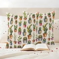 thumbnail image 4 of Outdoor Pillow Covers Pack of 2, Cactus Summer Tropical Plant Waterproof Throw Pillowcase Cushion Cases, Vintage Potted Greenery Decorative Pillow Cover for Couch Sofa Home Bed Patio, 4 of 9