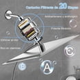 thumbnail image 3 of Regaderas para Baño con Filtro, 10" Cabezal de Ducha Antióxido, [20 Capas de Filtrado], con Shower Head de Mano, Regadera Fija Cuadrada de Alta Presion, con 2 Cartuchos Filtrantes y Accesorios, 3 of 8