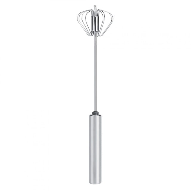 Cream Mixer,Household Stainless Steel Semi-Automatic Egg Beater Egg Mixer True Excellence
