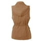 thumbnail image 3 of Chaquetas y abrigos casuales con capucha sin mangas para mujer, chaqueta cárdigan informal con bolsillo sin mangas, abrigo versátil para mujer, 3 of 3