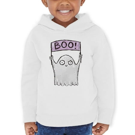 

Boo! Funny Ghost W Sign Hoodie Toddler -Image by Shutterstock 5 Toddler