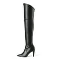 thumbnail image 2 of Dream Pairs Women's Over-the-Knee Heeled Boots Pointed-Toe Long Sexy, 2 of 5