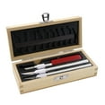 thumbnail image 4 of X-Acto Basic Knife Set, Craft Knife, Includes Wooden Storage Chest, 16 Piece Set, 4 of 5