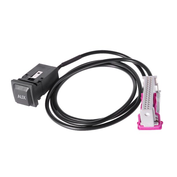 Black Kit de adaptador O de botón auxiliar de navegación Rns-e para coche, enchufe de 32 pines para