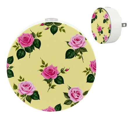 

YZUOUZY Bedside Lamps Bedside Lamp Bedside Lamps Set of 2 Floral Wonderful Roses Vector