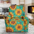 thumbnail image 1 of Housse de Fauteuil Inclinable Motif Tournesol SF013, 1 of 4