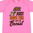 thumbnail image 4 of Inktastic I'll Just Have the Breast with Turkey Illusration Boys or Girls Baby Bodysuit, 4 of 5