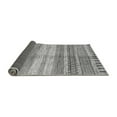 thumbnail image 2 of Ahgly Company Indoor Square Abstract Gray Modern Area Rugs, 6' Square, 2 of 4