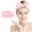Pink, variant on Heardband for Hydrotherapy Headband 1 Piece Bow Hairband Women's Facial Makeup Headband Soft Coral Velvet Headband for Shower Face Wash White Heardband