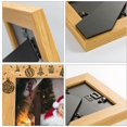 thumbnail image 4 of 1pc Wood Photo Frames for Tabletop Display Photo Frame Rectangle Peru Christmas Themed Pattern 152x102mm, 4 of 6