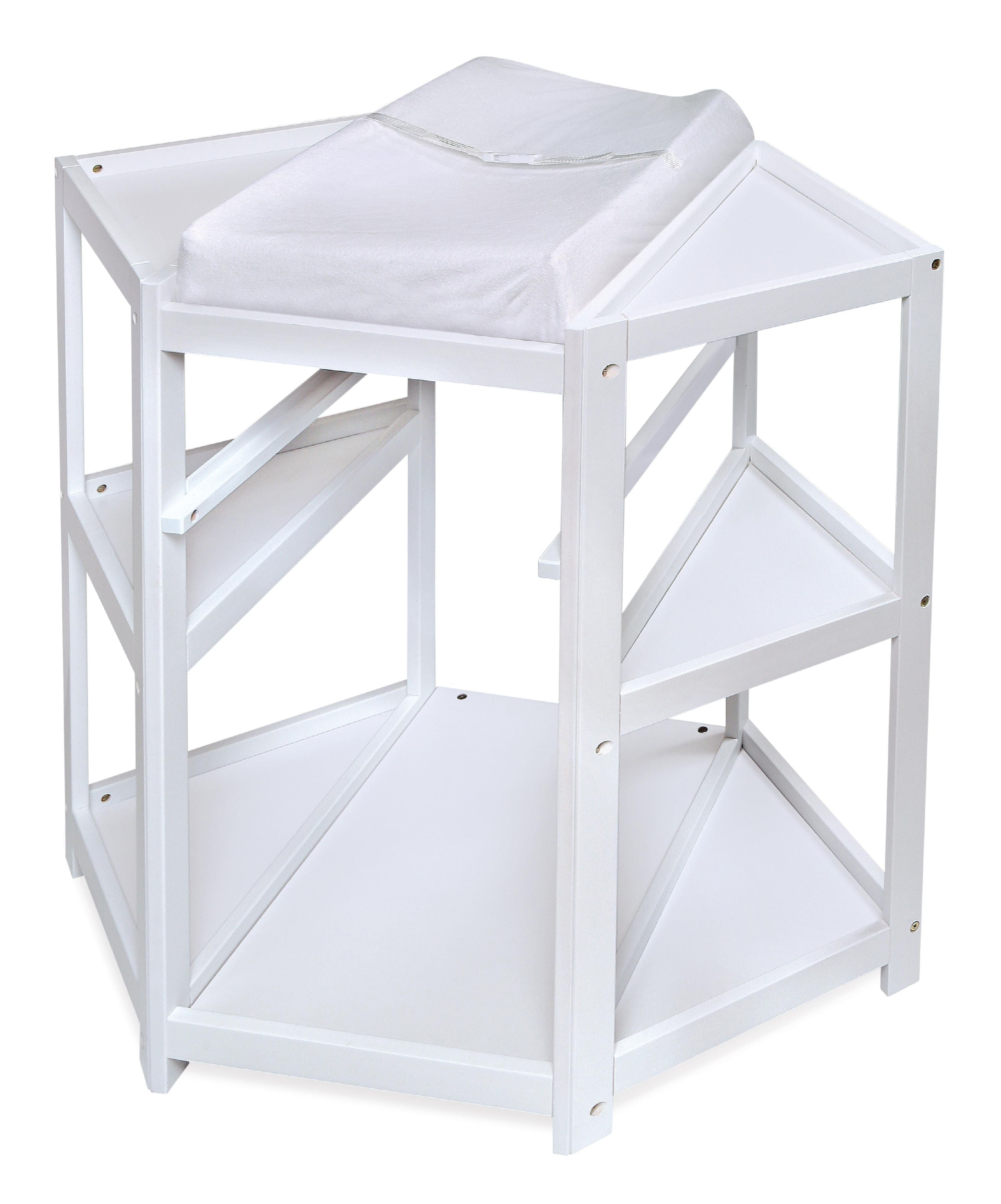 corner diaper changing table