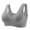Grey, variant on ZHENHONG Bras for Women Adjustable Strap Full Coverage Up Bras Comfortable No Underwire Wireless Bras Wireless Bras for Women