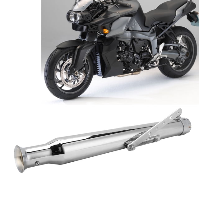 Silenciador De Tubo De Escape De Motocicleta, Tubo De Escape Modificado De Motocicleta Universal De Moda De 45 Mm/1,8 Pulgadas, Reemplazo Perfecto Para Motocicleta