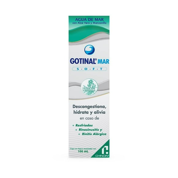 Agua de mar Gotinal Mar Soft con aloe vera y manzanilla 100 ml