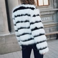 thumbnail image 7 of Guzom Womens Faux Fur Coats- Loose Long Sleeve Winter Jackets White, 7 of 7