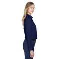 thumbnail image 3 of Core 365 Ladies Operate Long-Sleeve Twill Shirt, XL, Classic Navy 849, 3 of 3