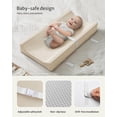 thumbnail image 4 of Colchoneta para Cambiar Bebé Blissful Diary Beige Impermeable 79x41x11 cm, 4 of 7