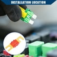 thumbnail image 2 of Unique Bargains 10 Pcs Mini ANL Fuses 50A Audio CD Fuse for Car Motorcycle Boat Durable Plastic Metal Gold Tone Red, 2 of 6