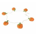 thumbnail image 5 of De Kulture Works Wool Felt Pumpkin Garland 48 Inches Eco Friendly Halloween Wall Hanging, 5 of 5