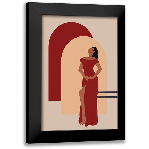 Murdock, Ramona 11x14 Black Modern Framed Museum Art Print Titled - Salsa Dancer