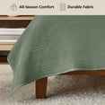 thumbnail image 6 of Mainstays Quilts Green Solid Print Polyester, King - Hypoallergenic, 6 of 8