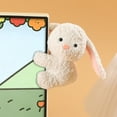 thumbnail image 6 of Cute Bunny Stuffed Animal Plush, 4.3 Inch Small Soft Plushie, Desk Ornament for Home Decor, Easter Basket Stuffers, Valentines Day Gifts, Car Decor, 1pcs R, 6 of 6