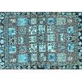 thumbnail image 1 of Ahgly Company Indoor Rectangle Persian Light Blue Traditional Area Rugs, 2' x 4', 1 of 4