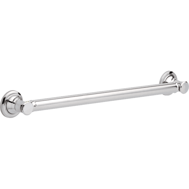 Delta 41624 24" Traditional Decorative ADA Grab Bar, Chrome Walmart