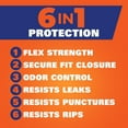 thumbnail image 2 of Hefty Ultra Strong Tall Kitchen Trash Bags, Blackout, Clean Burst, 13 Gallon, 40 Count, 2 of 5