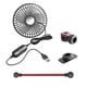 thumbnail image 2 of Ventilador de Refrigeración para Coche Eléctrico, Alimentado Por USB, para Vehículos Al Aire Libre, Camión, 2 of 7