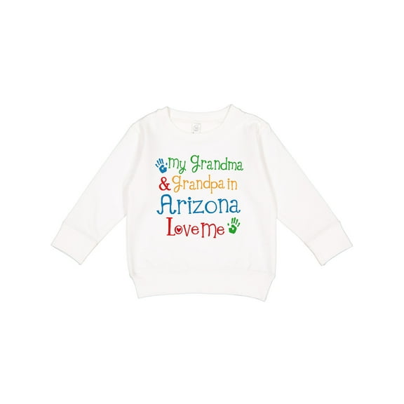 Inktastic Arizona Grandma Grandpa Love Me Toddler Sweatshirt