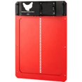 thumbnail image 1 of Puerta automática para gallinero de plástico reforzado rojo con energía solar - Puerta automática para gallinero a batería, 1 of 5