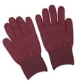 thumbnail image 2 of Conductive Protective Gloves, Conductive Fiber Gloves Soft Skin Friendly Silver Fiber Professional Compact  For Laboratory For Factory Wine Red, 2 of 8
